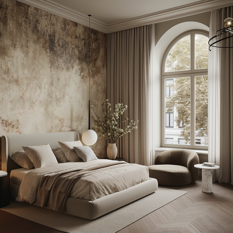 Shaby Luxury Bedroom designed by Paradigms